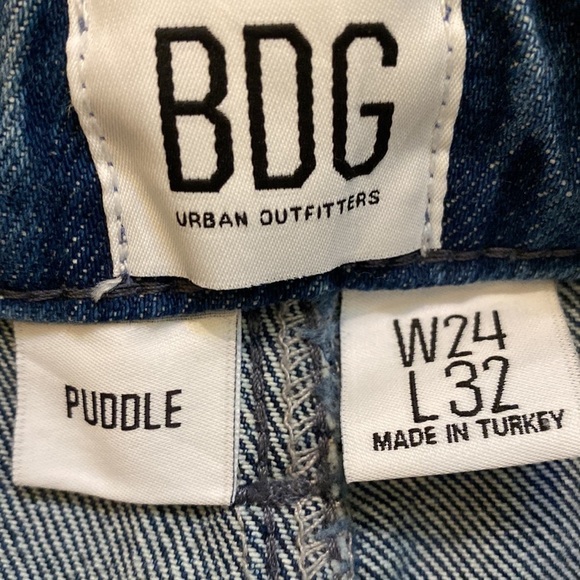 Urban Outfitters BDG Puddle Patchwork Jean Size 24 #299 - Picture 13 of 15